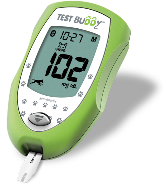 Test Buddy Glucose Meter Angled