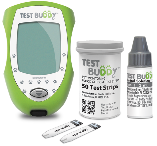 Test Buddy Meter, Test Strips, Control Solution
