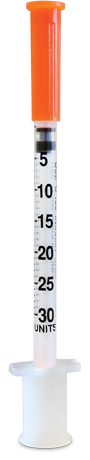 Syringe 0.3cc White Cap
